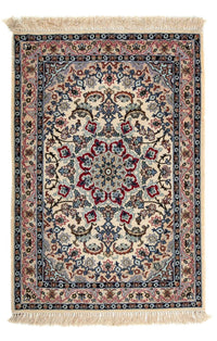 Tapis persan - Isfahan - Premium - 101 x 70 cm - beige