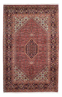 Tapis persan - Bidjar - 224 x 141 cm - rouge clair