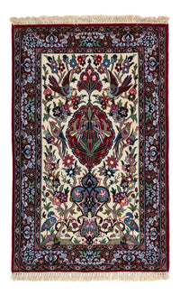 Tapis persan - Isfahan - Premium - 105 x 67 cm - rouge foncé