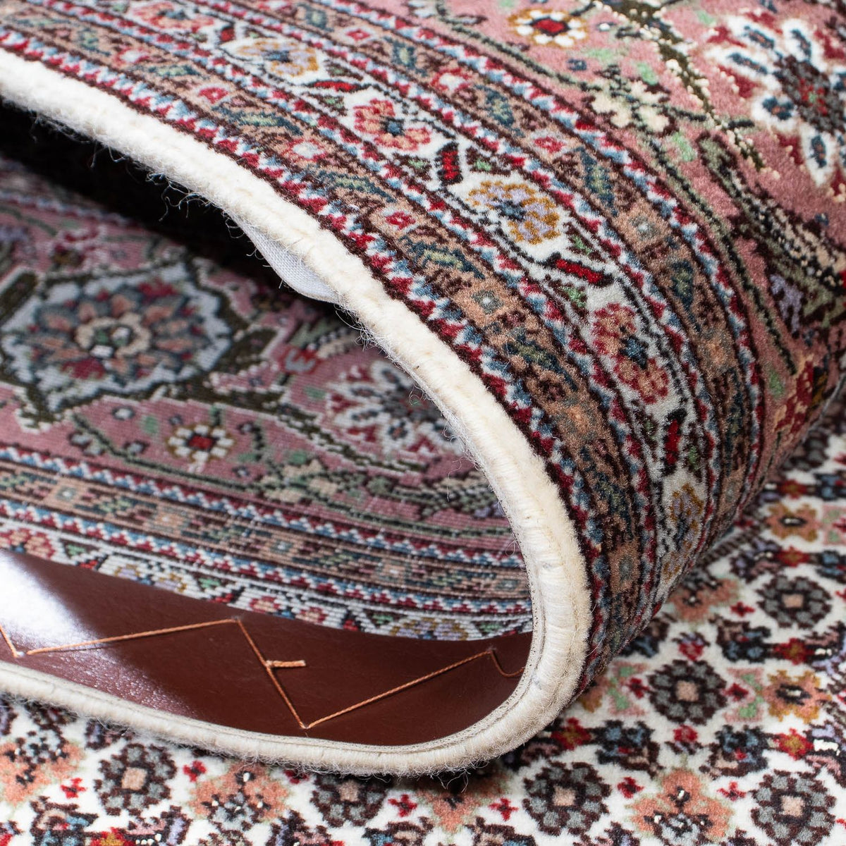 Perserteppich - Täbriz 212 x 153 cm - hellbraun