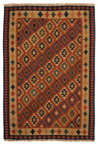 Tapis Kelim - Oriental - 210 x 155 cm - marron