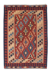 Kilim de Fars Tapis 114x170cm - rouge foncé - Rectangle / Rouge foncé / 114 x 170 cm Rectangle