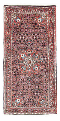 Tapis persan - Bidjar - 140 x 68 cm - bleu foncé