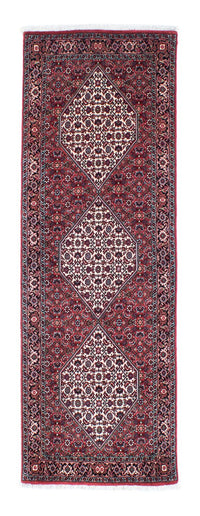 Tapis de couloir Tapis persan - Bidjar - 207 x 73 cm - rouge