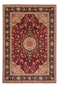 Tappeto Persero - Tabriz - Reale - 300 x 202 cm - rosso scuro