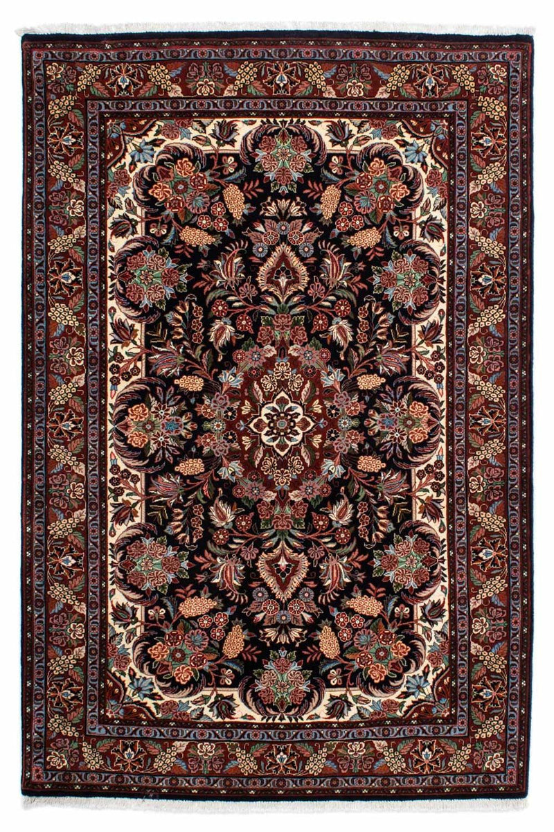 Perserteppich - Bidjar 210 x 133 cm - dunkelblau