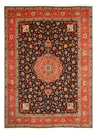 Tappeto Persero - Tabriz - Reale - 407 x 297 cm - blu scuro