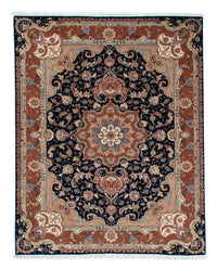 Tappeto Persero - Tabriz - Reale - 200 x 155 cm - blu scuro