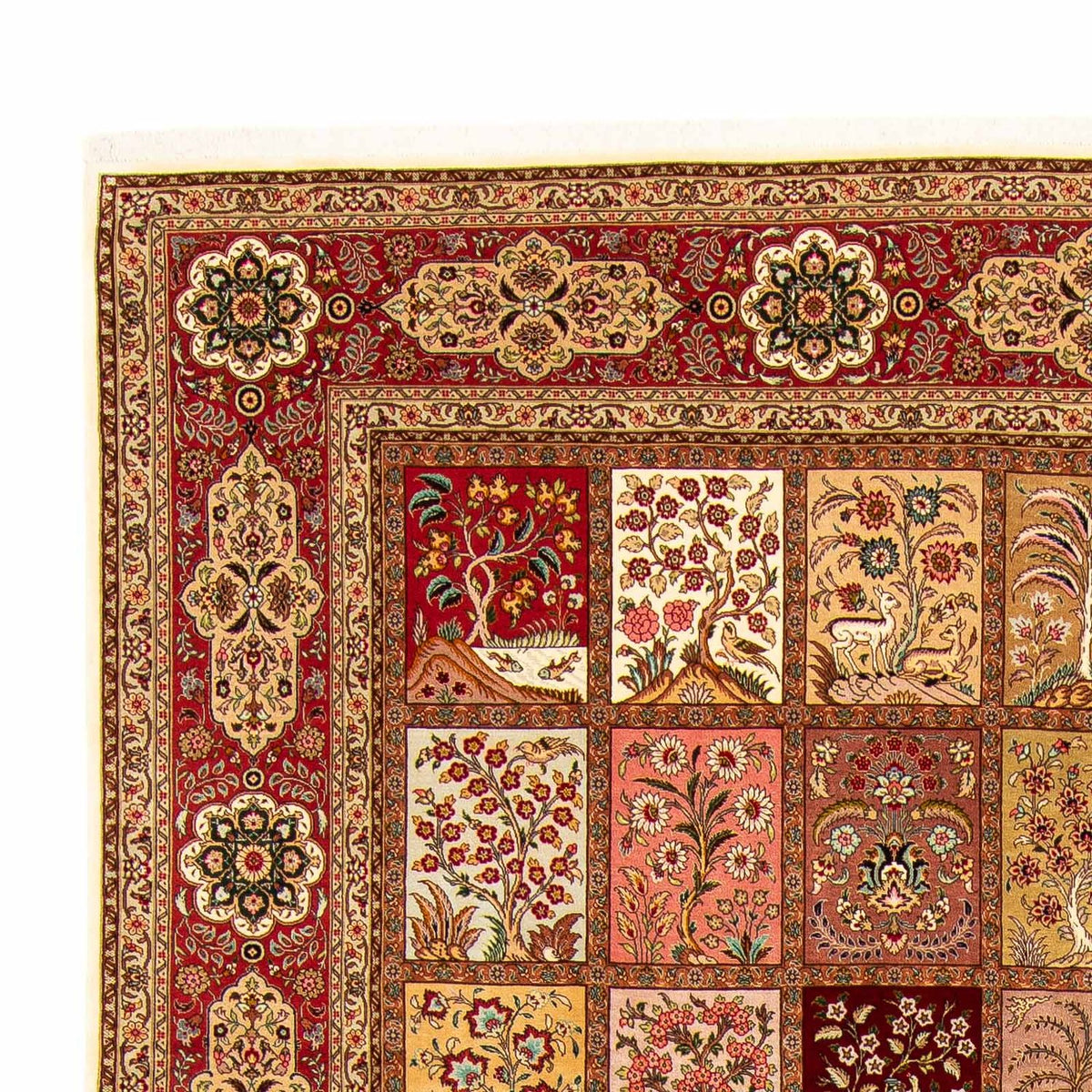 Täbriz - 50 Raj Teppich 280x392cm - Perserteppich - mehrfarbig