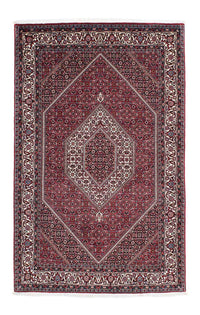 Tapis persan - Bidjar - 209 x 132 cm - rouge clair