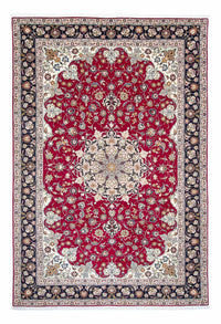 Tapis persan - Tabriz - Royal - 300 x 203 cm - rouge foncé