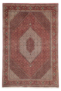 Tapis persan - Bidjar - 293 x 203 cm - rouge clair