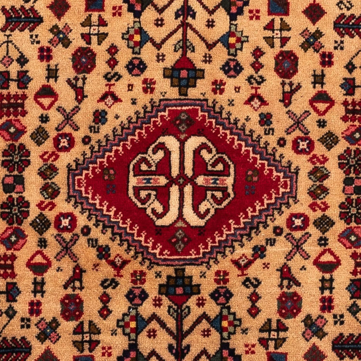 Perserteppich - Nomadic 157 x 105 cm - dunkelrot