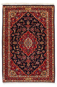 Tapis persan - Keshan - 118 x 80 cm - bleu foncé