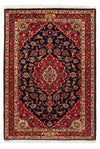 Kashan Tappeto 80x119cm - Tappeto persiano - blu scuro - Rettangolo / Blu scuro / 80 x 119 cm Rettangolo
