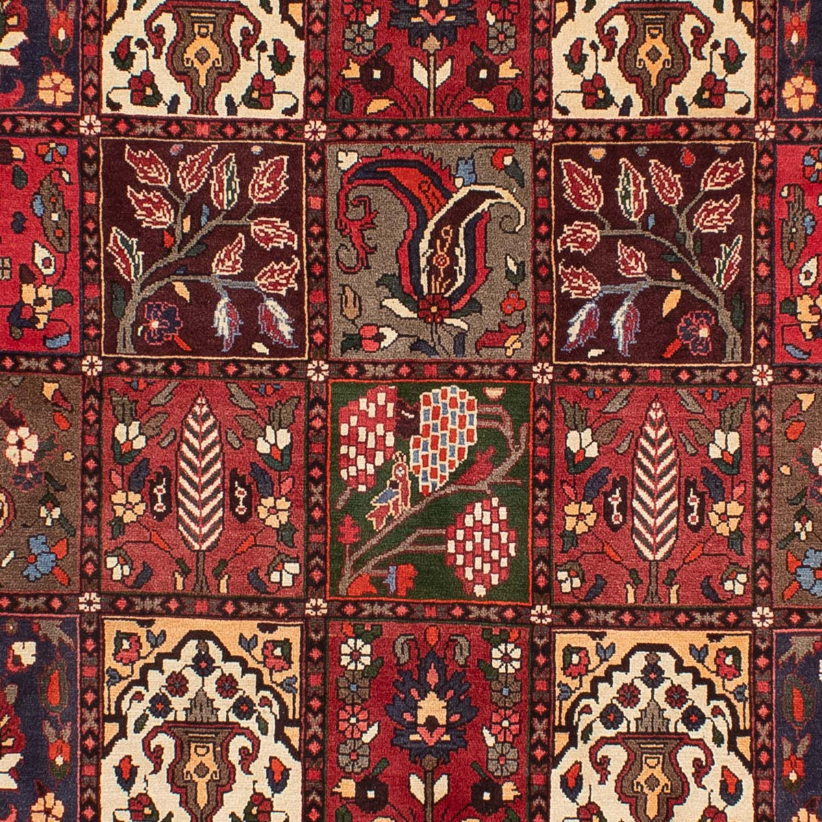 Perserteppich - Nomadic 310 x 210 cm - dunkelrot