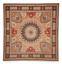 Tapis persan - Tabriz - Royal carré  - 254 x 250 cm - multicolore