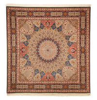 Tappeto Persero - Tabriz - Reale quadrato  - 256 x 253 cm - multicolore