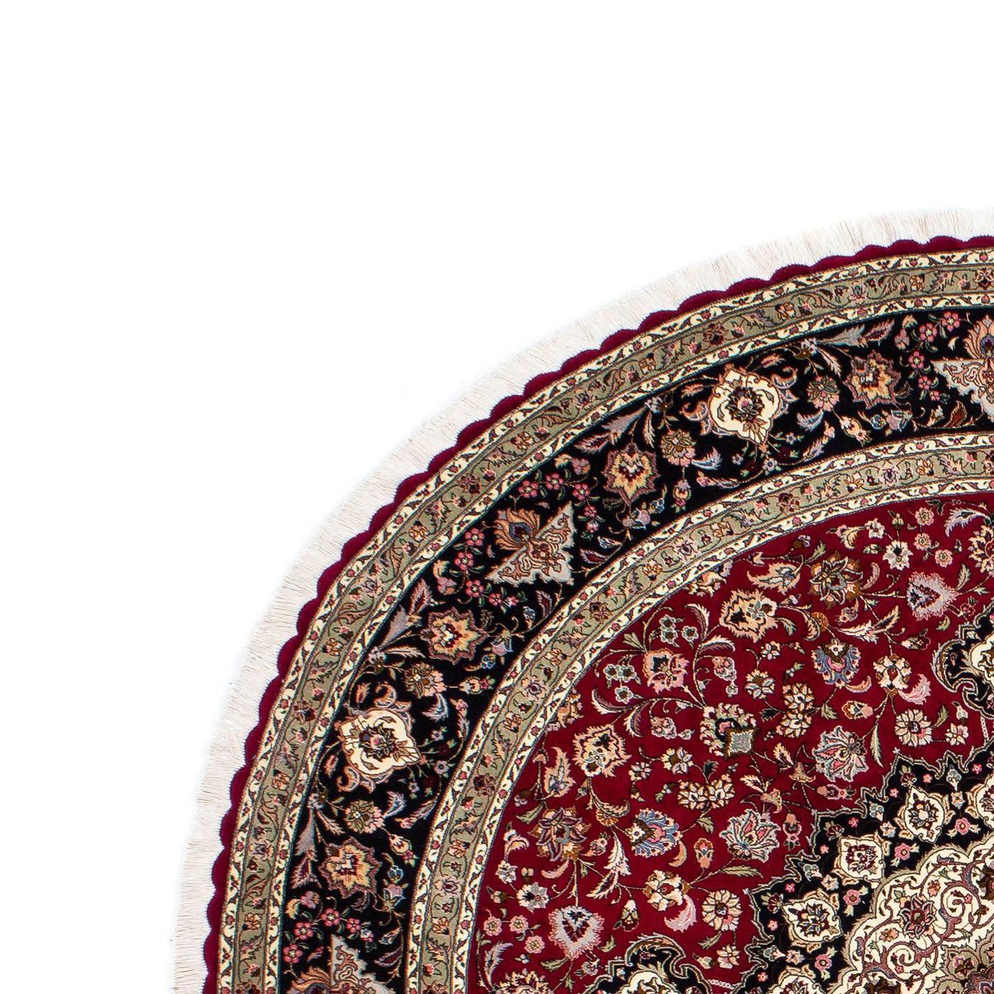 Täbriz - 50 Raj Teppich 245x245cm - Perserteppich
