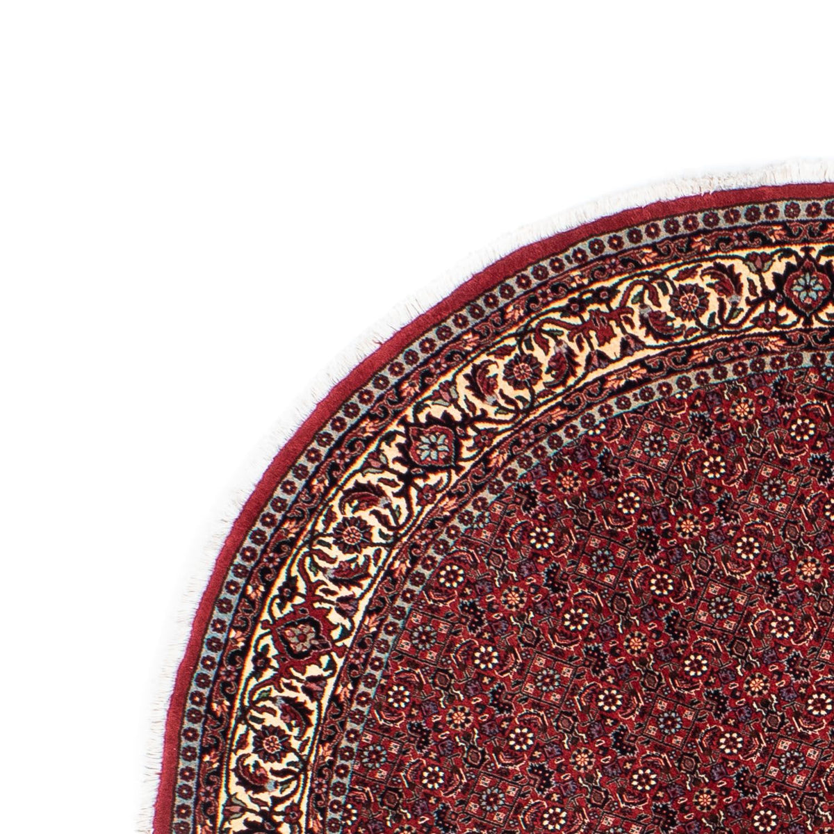 Bidjar Tappeto 155x155cm - Tappeto persiano - rosso scuro