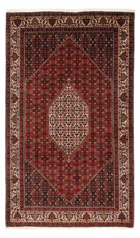 Tapis persan - Bidjar - 263 x 164 cm - rouge foncé