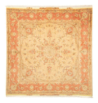 Tappeto Persero - Tabriz - Reale quadrato  - 203 x 200 cm - beige