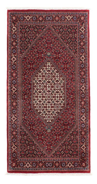 Tapis de couloir Tapis persan - Bidjar - 202 x 102 cm - rouge