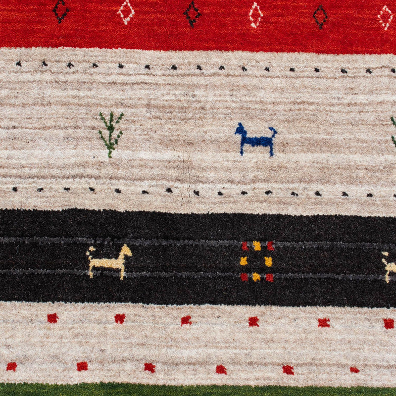 Gabbeh Teppich - Loribaft Indus 202 x 143 cm