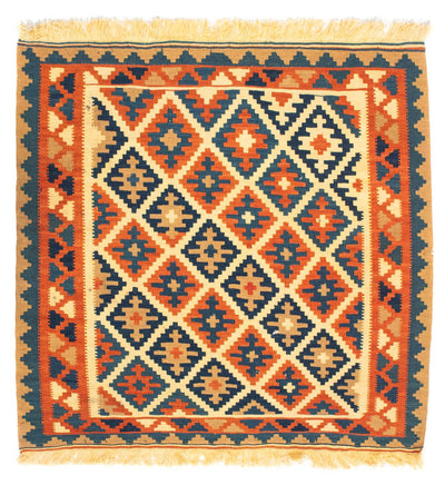 Kilim de Fars Tapis 100x100cm