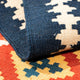 Kelim Teppich - Oriental 105 x 103 cm - dunkelrot