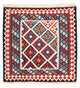 Kelim Teppich - Oriental 103 x 100 cm - mehrfarbig