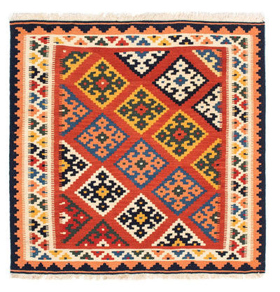 Kelim Teppich - Oriental 104 x 106 cm - rot