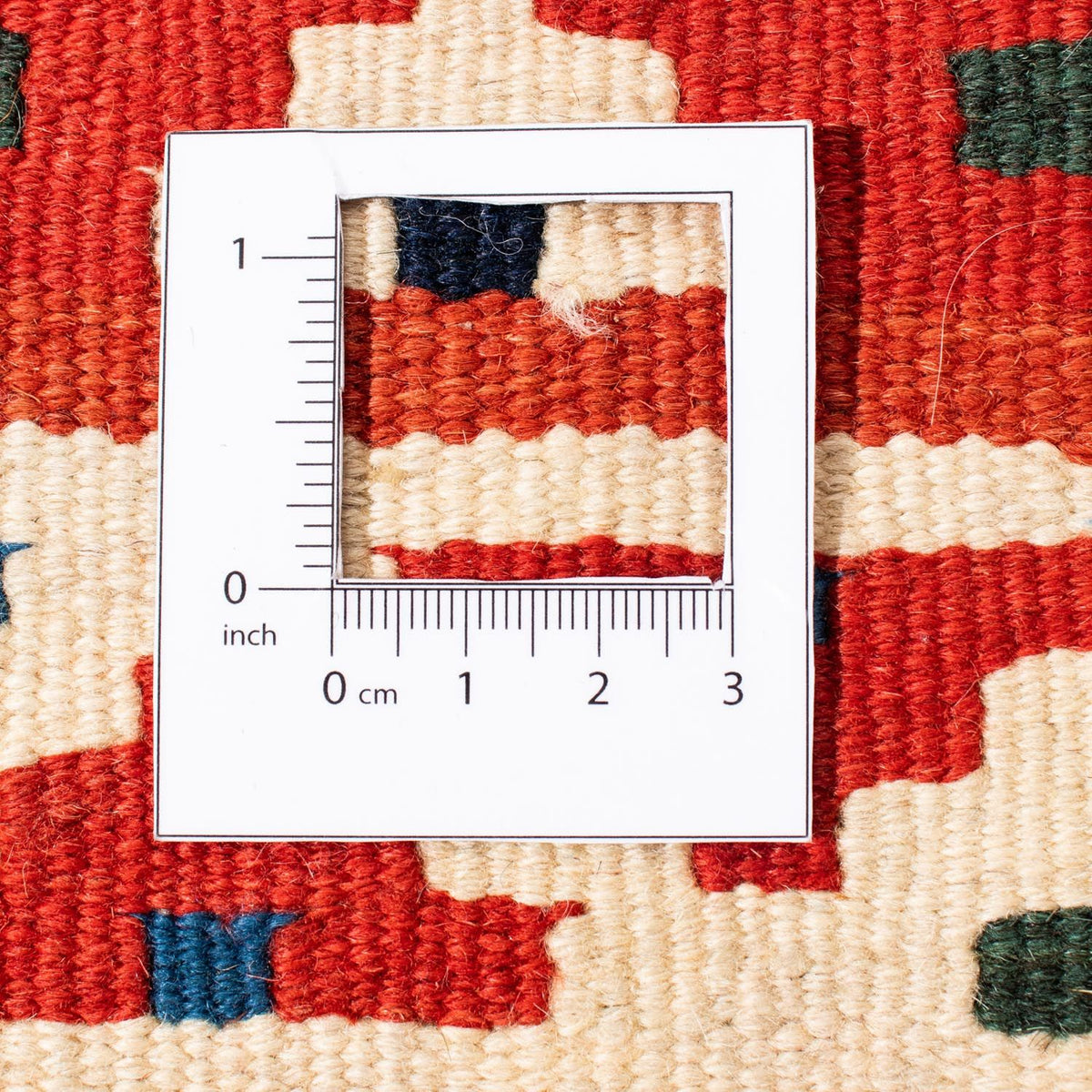 Kelim Teppich - Oriental 106 x 104 cm - rot