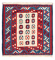 Kilim Fars Tappeto 100x100cm