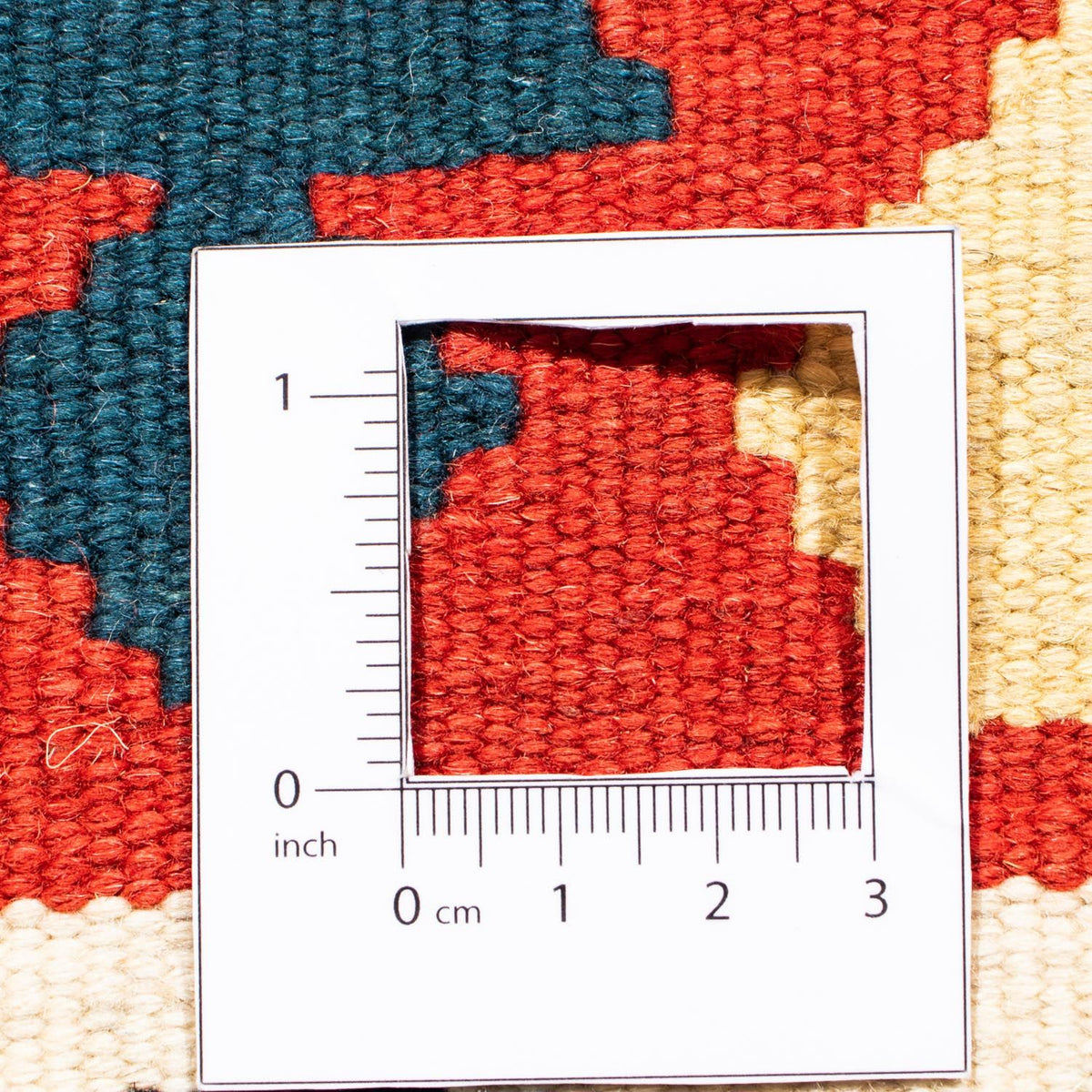 Kelim Teppich - Oriental 100 x 97 cm - rot