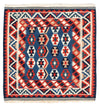 Kilim de Fars Tapis 105x105cm - bleu foncé - Carré / Bleu foncé / 105 x 105 cm Carré