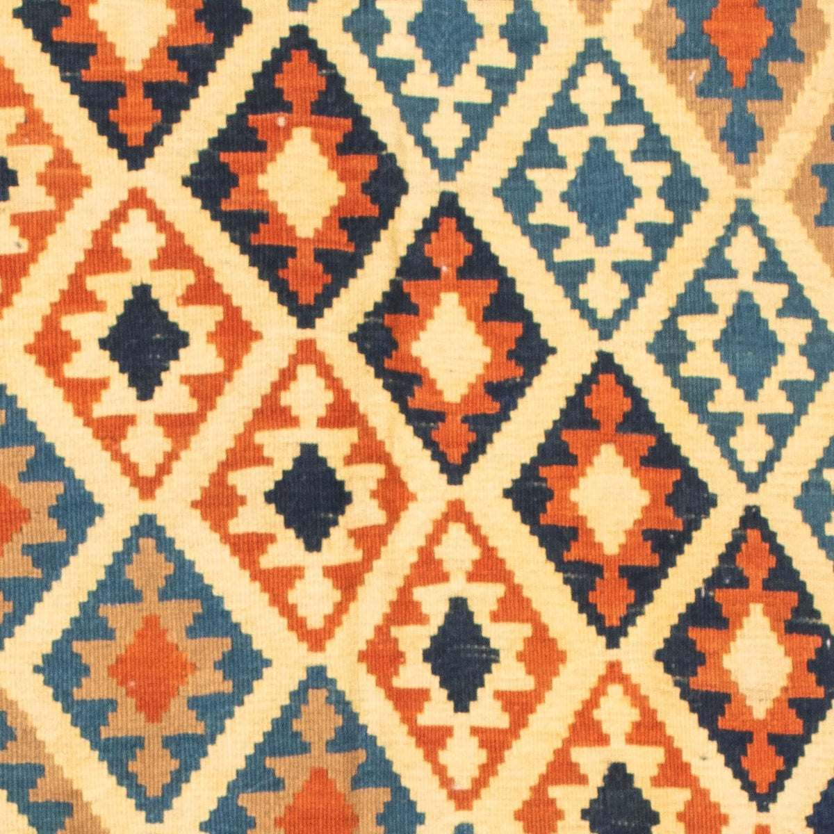 Tappeto Kelim - Orientale quadrato  - 103 x 100 cm - beige