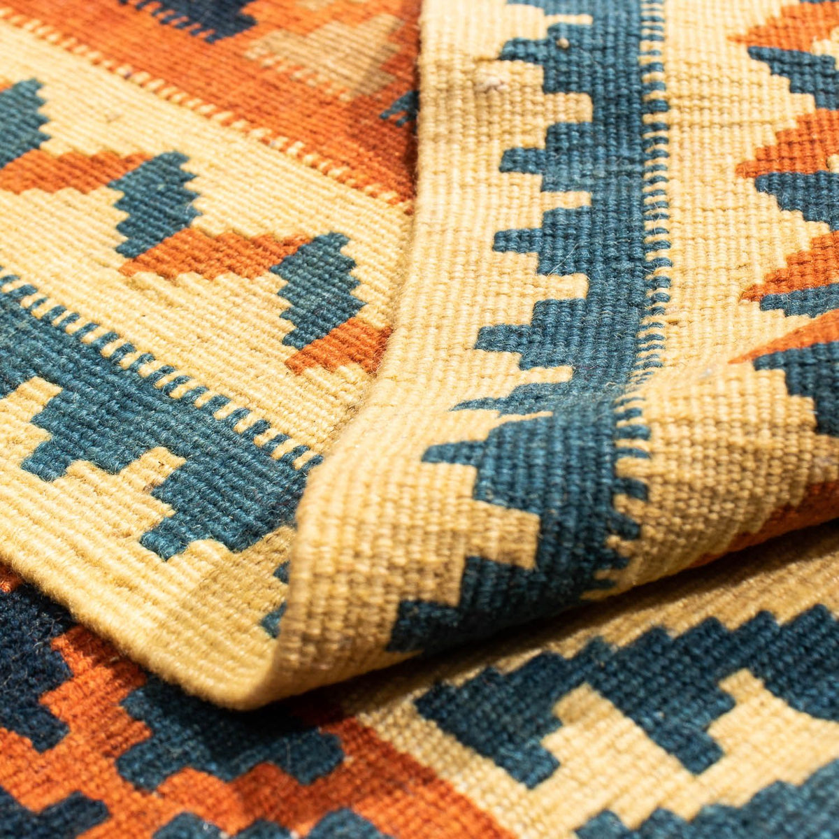 Tappeto Kelim - Orientale quadrato  - 103 x 100 cm - beige