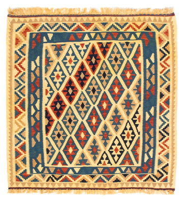 Kelim Teppich - Oriental 105 x 102 cm - mehrfarbig