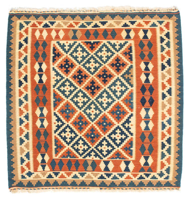 Kelim Teppich - Oriental 105 x 103 cm - orange