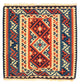 Kelim Fars Teppich 104x101cm