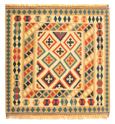 Kelim Teppich - Oriental 103 x 105 cm - mehrfarbig