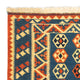 Kelim Teppich - Oriental 105 x 103 cm - dunkelblau