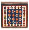 Kilim de Fars Tapis 98x98cm - bleu foncé - Carré / Bleu foncé / 98 x 98 cm Carré