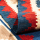 Kelim Teppich - Oriental 104 x 102 cm - dunkelblau