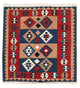 Kelim Teppich - Oriental 100 x 97 cm - mehrfarbig