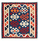 Kilim de Fars Tapis 103x100cm
