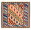 Kelim Teppich - Oriental 103 x 100 cm - hellbraun