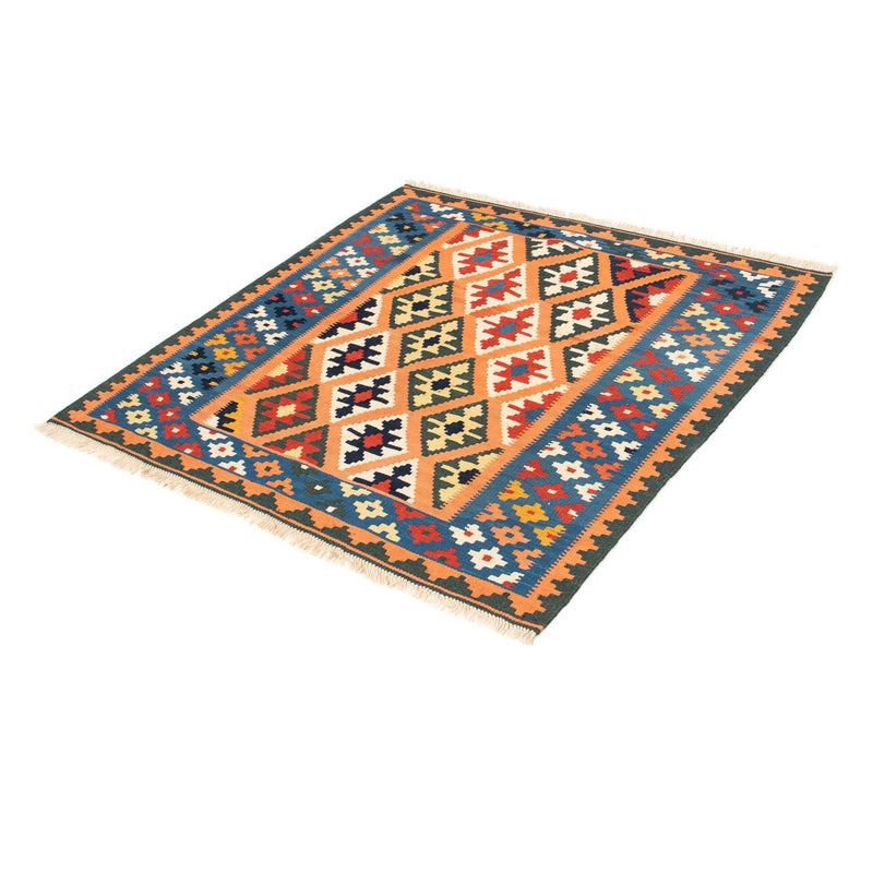 Kelim Teppich - Oriental 103 x 100 cm - hellbraun