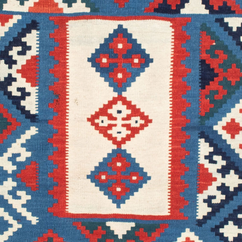 Kelim Teppich - Oriental 104 x 103 cm - dunkelblau